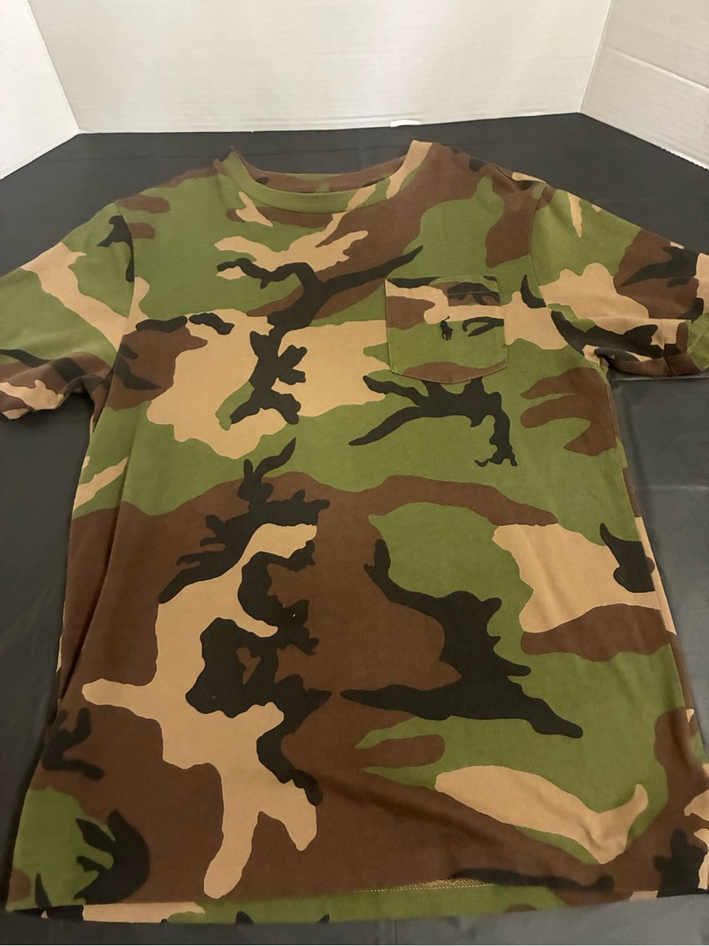 Boys camo pocket T-shirt